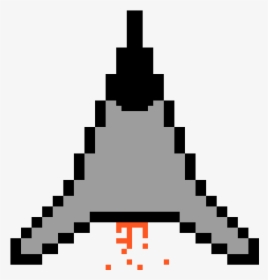 Pixel Spaceship - Pixel Art Dragon Small, HD Png Download, Free Download