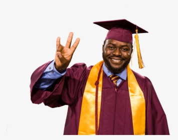 A Man Wearing A Graduation Hat - Graduating Student, HD Png Download, Free Download