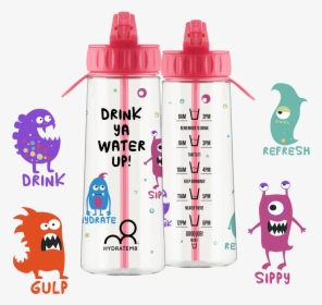 Transparent Water Bottle Cartoon Png - Kids Hydrate M8, Png Download, Free Download