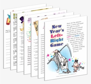 Printable New Years Party Games - New Years Right Left Story Game, HD Png Download, Free Download