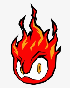 Cartoon Flames Png - Sonic Battle Artwork, Transparent Png, Free Download