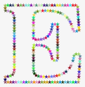 This Free Icons Png Design Of E Stars - Alfabeto Colorido Com Estrelas, Transparent Png, Free Download