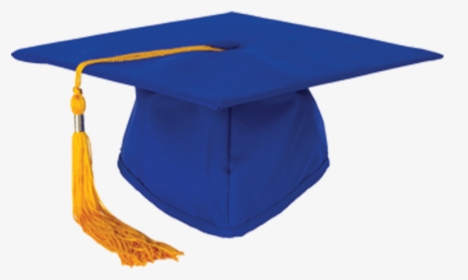 Square Academic Cap Graduation Ceremony Hat Blue - Blue Graduation Cap Png, Transparent Png, Free Download