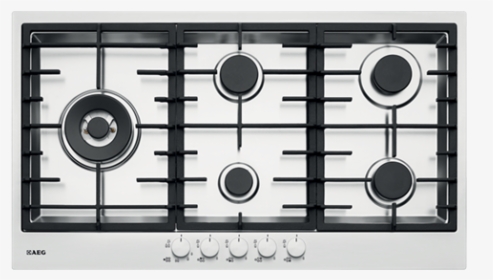 Aeg 90cm Stainless Steel Gas Cooktop Hg90fxa - Flush Fit Gas Hob, HD Png Download, Free Download