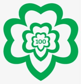 Daisy Girl Scout Logo Clip Art - 100th Anniversary Girl Scout 100 Years, HD Png Download, Free Download