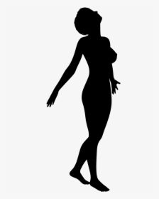 Woman Silhouette Looking Up, HD Png Download, Free Download