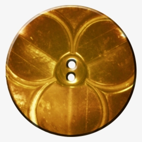 Trefoil Button, Gold - Transparent Background Shirt Buttons Png, Png Download, Free Download