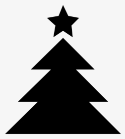 Christmas Tree Computer Icons - Christmas Tree Silhouette Png, Transparent Png, Free Download