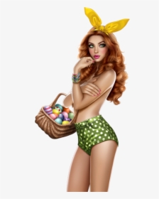 Femme Sexy Png - Sexy Easter Girl Png, Transparent Png, Free Download