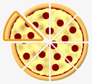 Pizza Cut Into 8 Slices, HD Png Download, Free Download