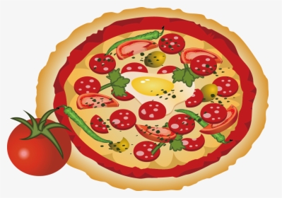 Transparent Veg Dishes Png - Pizza Drawing Png, Png Download, Free Download