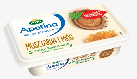 Apetina Honey & Mustard Cream Cheese - Cream Cheese, HD Png Download, Free Download