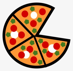 Clip Art Panda Free - 1 5 Fraction Pizza, HD Png Download, Free Download