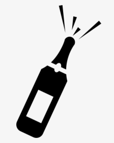 Champagne Bottle Png - Wine Bottle Vector Png, Transparent Png, Free Download