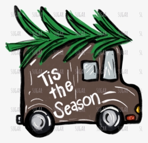 Tis The Season Truck, HD Png Download, Free Download