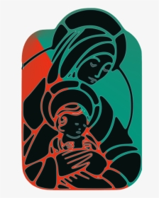 Baby Jesus Png - Virgen Maria Png, Transparent Png, Free Download