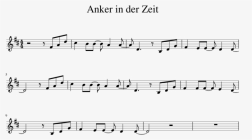 Anker In Der Zeit Sheet Music Composed By Composer - Wrong Foot Forward Sheet Music, HD Png Download, Free Download