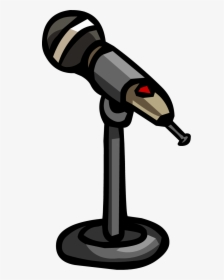 Microphone Cartoon Black And White, HD Png Download, Free Download
