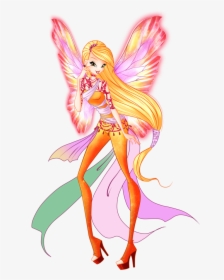 Beautiful Fairy Png - World Of Winx Stella Dreamix, Transparent Png, Free Download