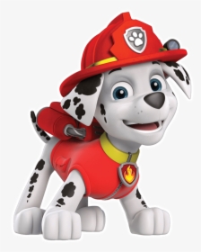 Patrol Paw Dog T-shirt Puppy Dalmatian Clipart - Marshall Paw Patrol Characters, HD Png Download, Free Download