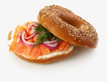 Smoked Salmon - Bagel And Lox Png, Transparent Png, Free Download