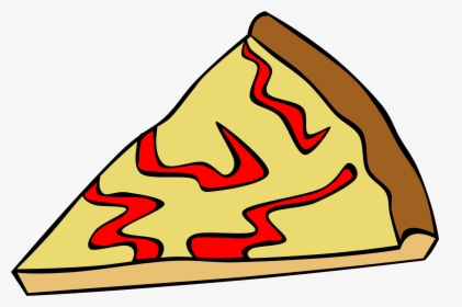Fast Food, Snack, Pizza, Cheese Clip Arts - Cheese Pizza Slice Cartoon, HD Png Download, Free Download