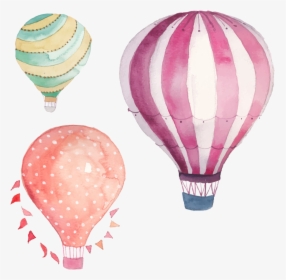 Balloon Png Image With Transparent Background - Hot Air Balloon Watercolor, Png Download, Free Download