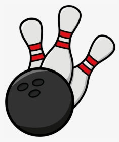Png Free Download Clip - Clip Art Bowling Pins, Transparent Png, Free Download