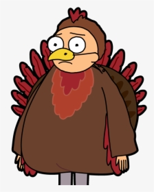 #272 - Turkey Morty - Pocketmortys - Net - Rick And - Laurel Leaf With Ribbon, HD Png Download, Free Download