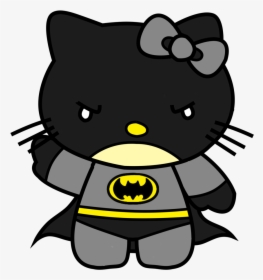 Jpg Transparent Stock Hello Kitty By Trdaz - Batman Hello Kitty, HD Png Download, Free Download