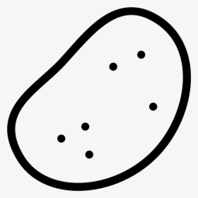 Image Black And White Stock Potato Icon Free Download - Pomme De Terre Icone, HD Png Download, Free Download