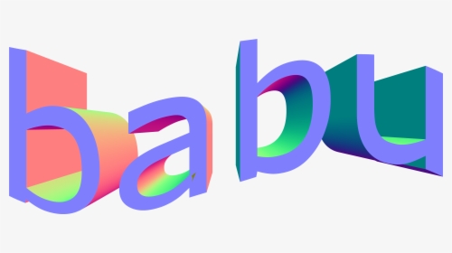 Babu Logo Vaporwave Png Image - Vaporwave Png, Transparent Png, Free Download