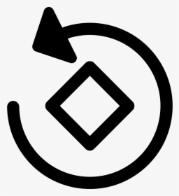 Rotating Instagram Tool Symbol - Rotate Icon In Square, HD Png Download, Free Download