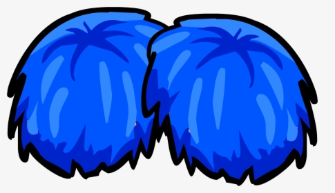 Blue Pom Poms Clipart - Pom Pom Clipart Png, Transparent Png, Free Download
