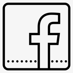 Find Us On Facebook Icon - Transparent Facebook Logo Outline, HD Png Download, Free Download