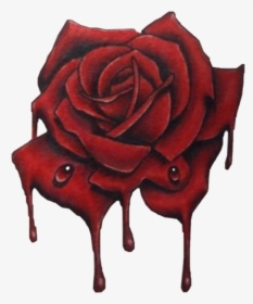 Garden Roses Tattoo Blood Red - Red Rose Tattoo Design, HD Png Download, Free Download