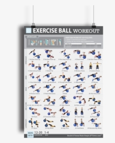 Exercise Ball With Resistance Bands Workouts, HD Png Download, Free Download