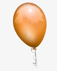Orange Balloon Clip Arts - Balloon Clip Art, HD Png Download, Free Download