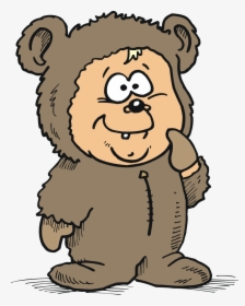 - Bear Costume Clipart - Rewrite The Sentences Using Modal Verbs, HD Png Download, Free Download