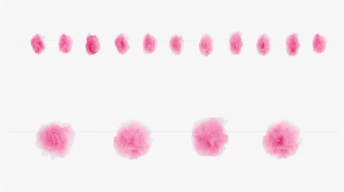 Tulle Pom Garland Pink, HD Png Download, Free Download