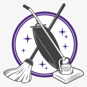 Black And White Cleaning Lady Clipart - Cleaning Lady Logo, HD Png Download, Free Download