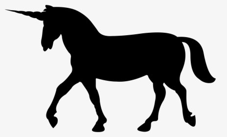 Unicorn Png Image - Big Unicorn Silhouette, Transparent Png, Free Download