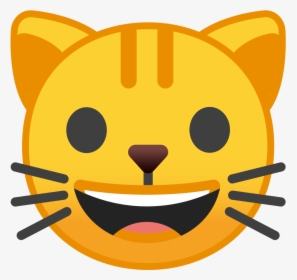Cat Face Icon - Cat Smile Emoji, HD Png Download, Free Download