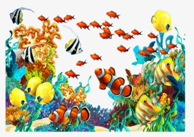 Clip Art Cliparts For Free - Underwater Coral Reef Clipart, HD Png Download, Free Download