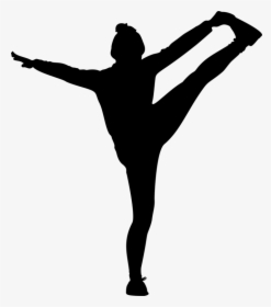 Standing,performing Arts,silhouette - Womens Health And Fitness Day, HD Png Download, Free Download