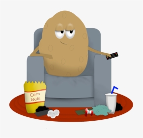 Couch Potato Png, Transparent Png, Free Download