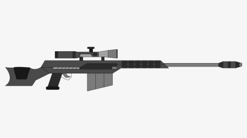 Bmg Rifle By Pagani - Cartoon Sniper Rifle Transparent, HD Png Download, Free Download