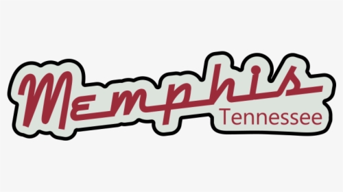 Memphis Tennessee Retro Sign Png Graphic Cave - Calligraphy, Transparent Png, Free Download