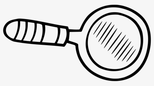 Simple Magnifying Glass - Line Art, HD Png Download, Free Download