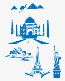 7 Wonders Of The World Clipart, HD Png Download, Free Download